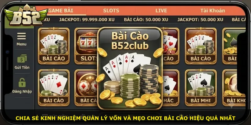 Chia sẻ kinh nghiệm quản lý vốn và mẹo chơi bài cào hiệu quả nhất