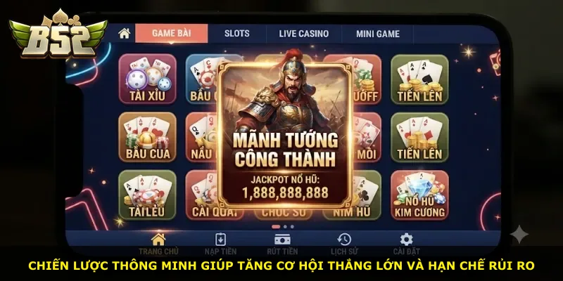 Chiến lược thông minh giúp tăng cơ hội thắng lớn và hạn chế rủi ro