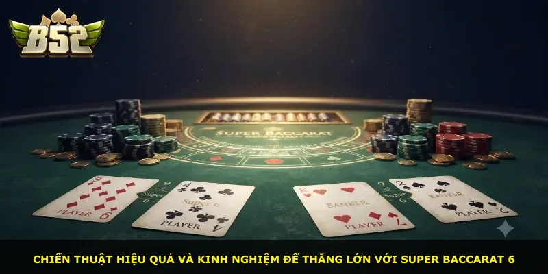 Chiến thuật hiệu quả và kinh nghiệm để thắng lớn với Super Baccarat 6