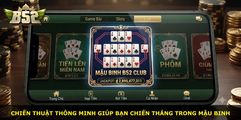 Chiến thuật thông minh giúp bạn chiến thắng trong Mậu Binh