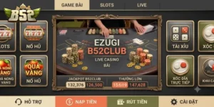 Ezugi B52Club Trải Nghiệm Game Live Cực Cuốn Với Dealer Thật