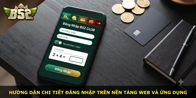 Hướng dẫn chi tiết đăng nhập trên nền tảng web và ứng dụng