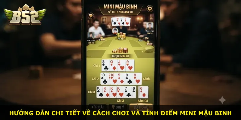 Hướng dẫn chi tiết về cách chơi và tính điểm Mini Mậu Binh
