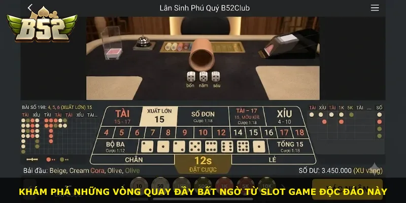 Khám phá những vòng quay đầy bất ngờ từ slot game độc đáo này