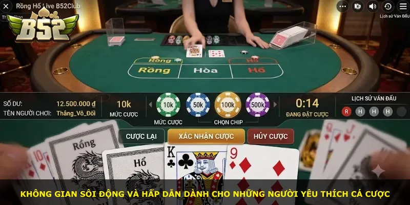 Không gian sôi động và hấp dẫn dành cho những người yêu thích cá cược