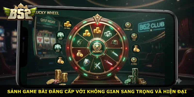Sảnh game bài đẳng cấp với không gian sang trọng và hiện đại