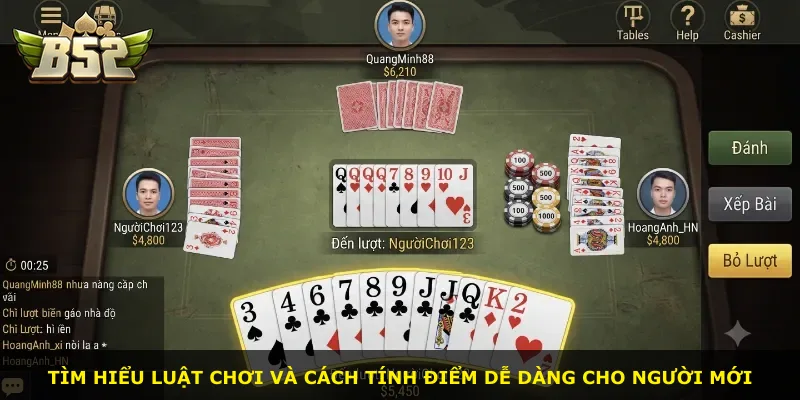 Tìm hiểu luật chơi và cách tính điểm dễ dàng cho người mới
